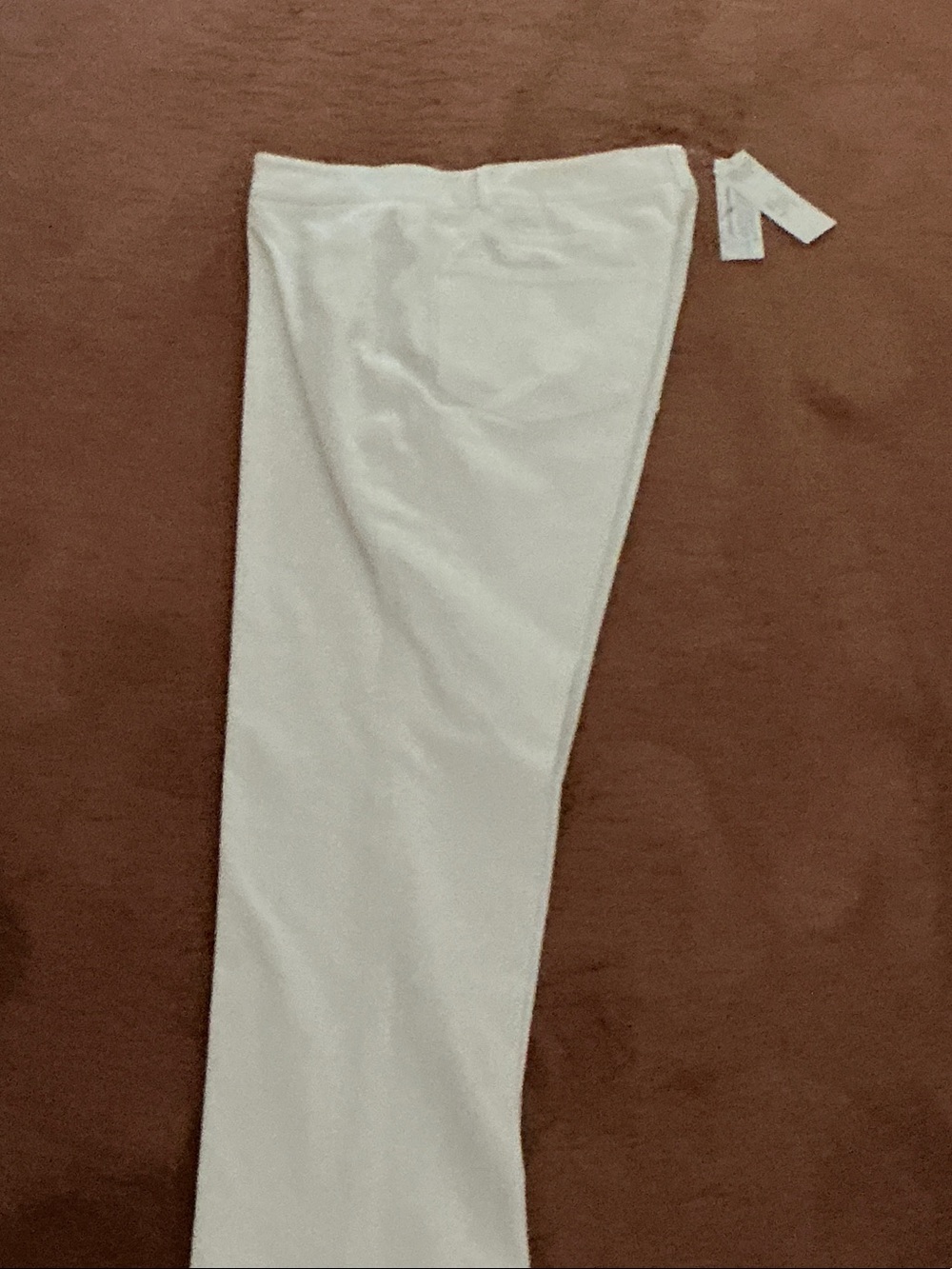 Peace of Cloth White Cropped Dress Pants - Ankle Length